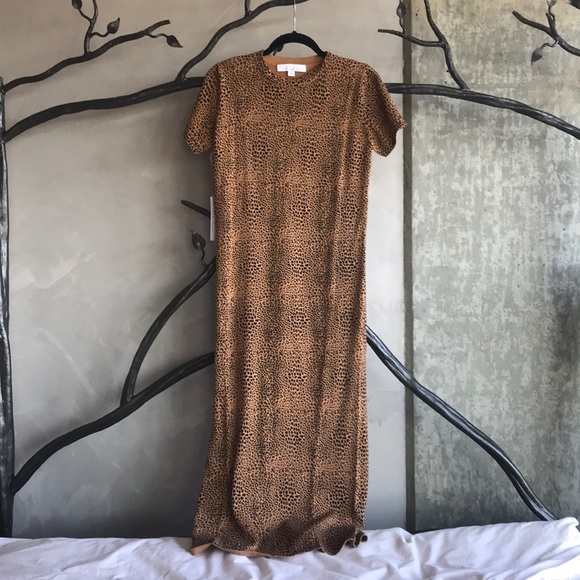 Leopard Print Maxi Dress - Picture 2 of 3